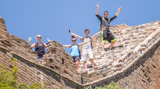 La Roche University students visit the Great Wall of China.